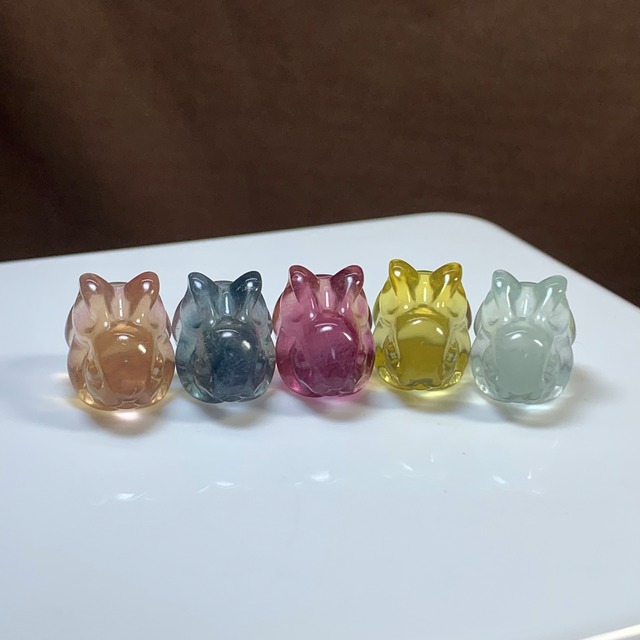 04.大家族うさちゃん･フローライトうさぎ