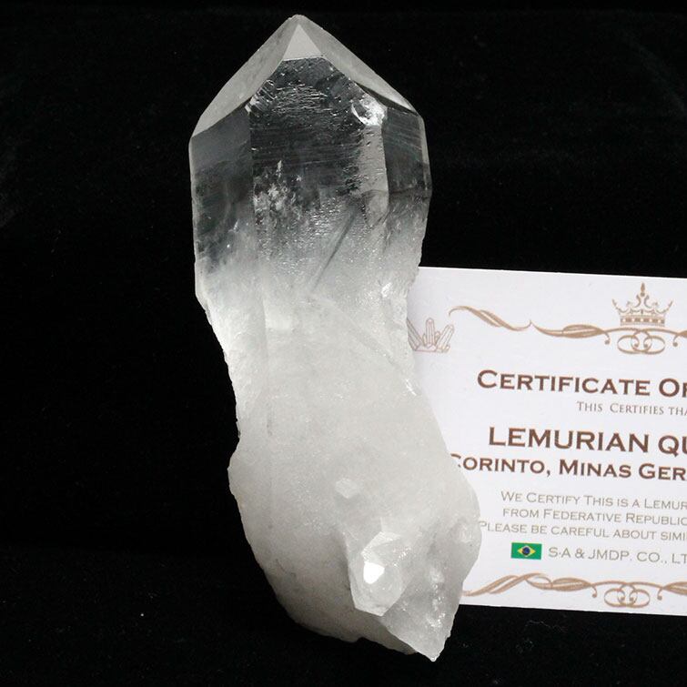 水晶 クラスター ブラジル ミナスジェライス州 コリント産 レムリアンシード 証明書付属 一点物 272-172