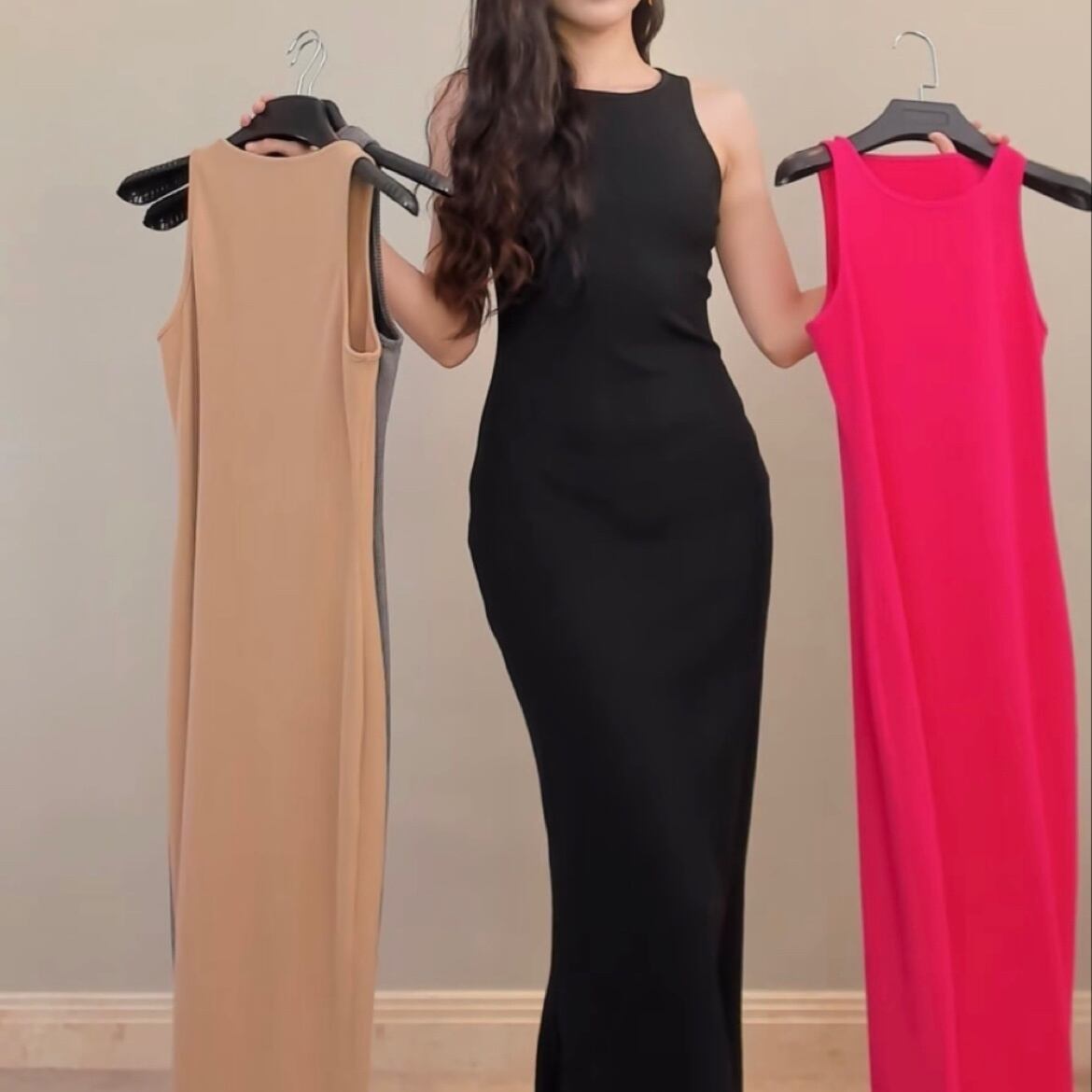 ワンピース ロングワンピース ニットワンピース ノースリーブ ワンピース ロングワンピース ニットワンピース ノースリーブ