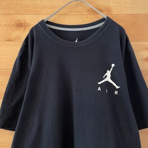 【NIKE】Air Jordan ワンポイントロゴ バックプリント Tシャツ ジャンプマン ネーム L US古着