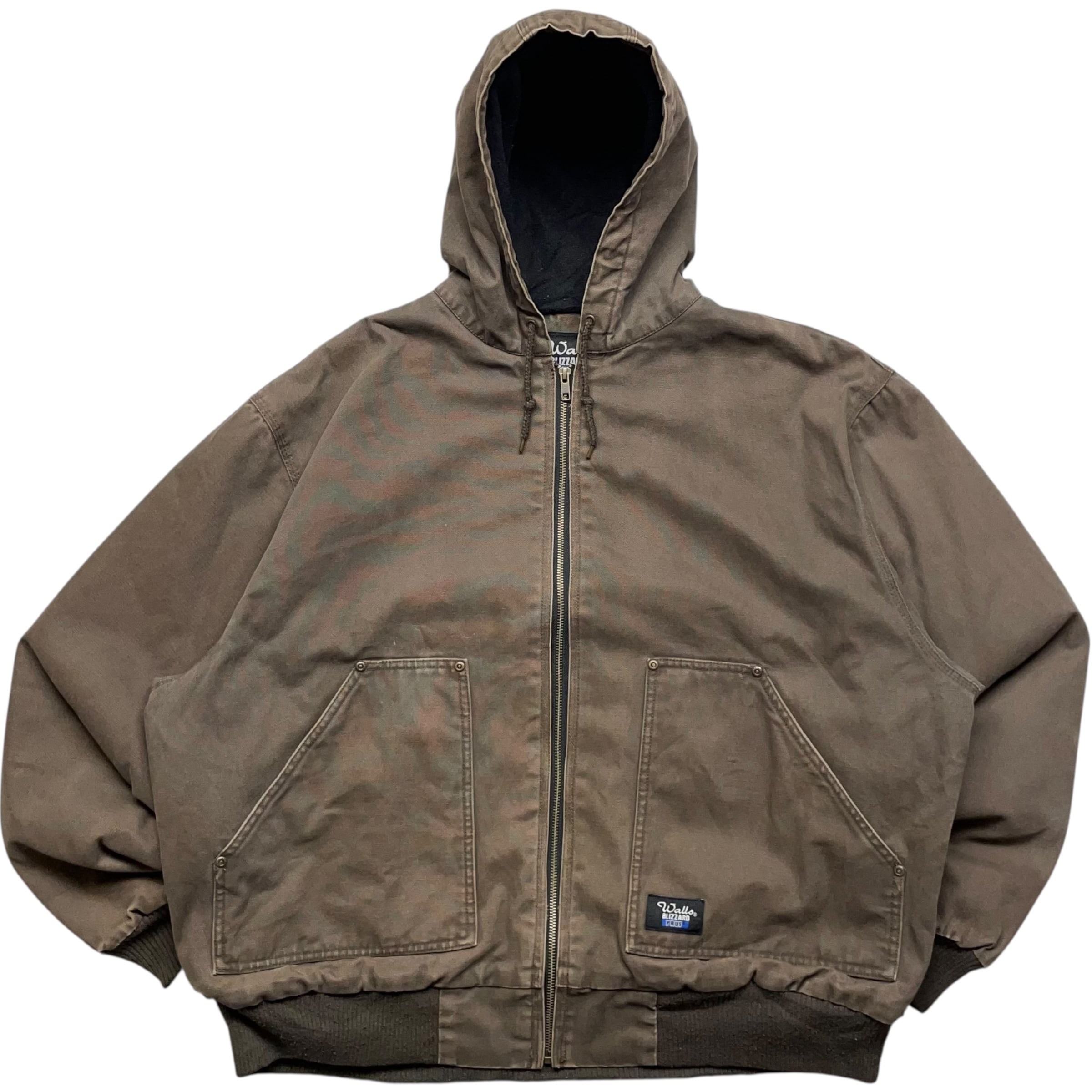 《XL》 Walls ダックジャケット ワークジャケット ダークブラウン no.9198