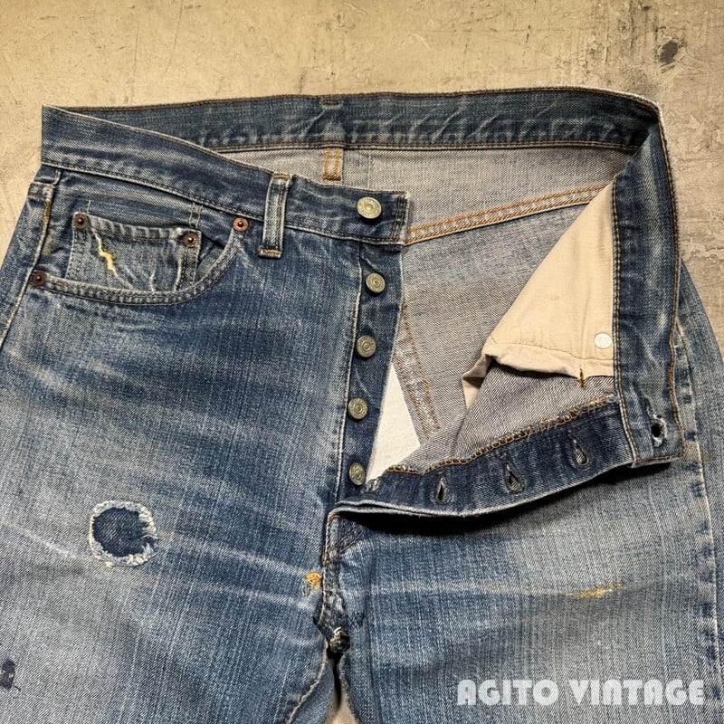 70's Levi's リーバイス 501 デニム 66前期 75年 リペアカスタム