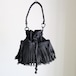 BAICYCLON by bagjack " TAPE FRINGE DRAW STRING BAG "
