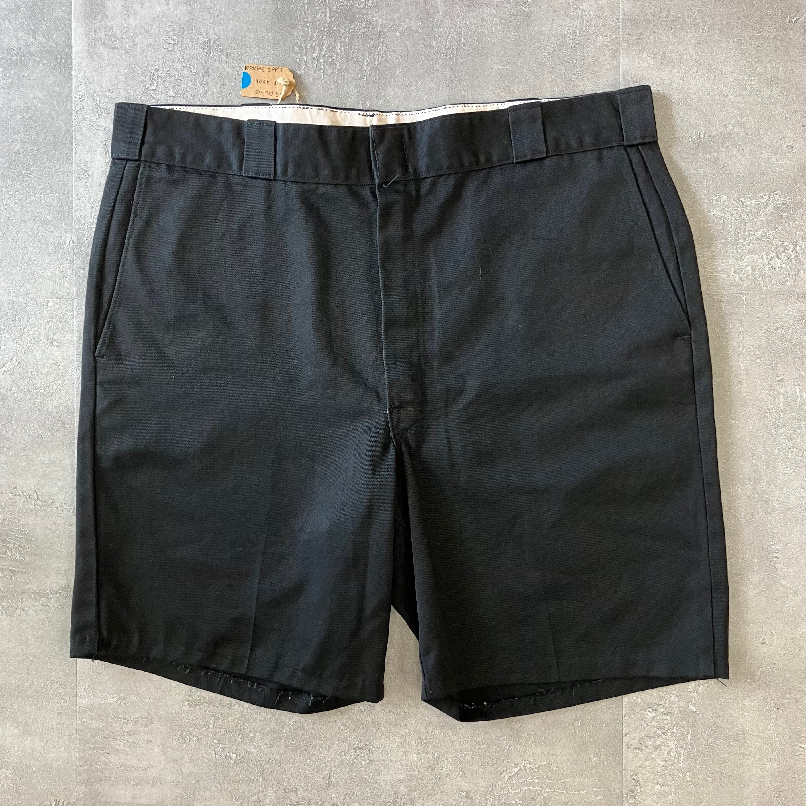 《実寸w39》Dickies ディッキーズ ~90s ちびタグ ブラック リメイクショーツ No.3033