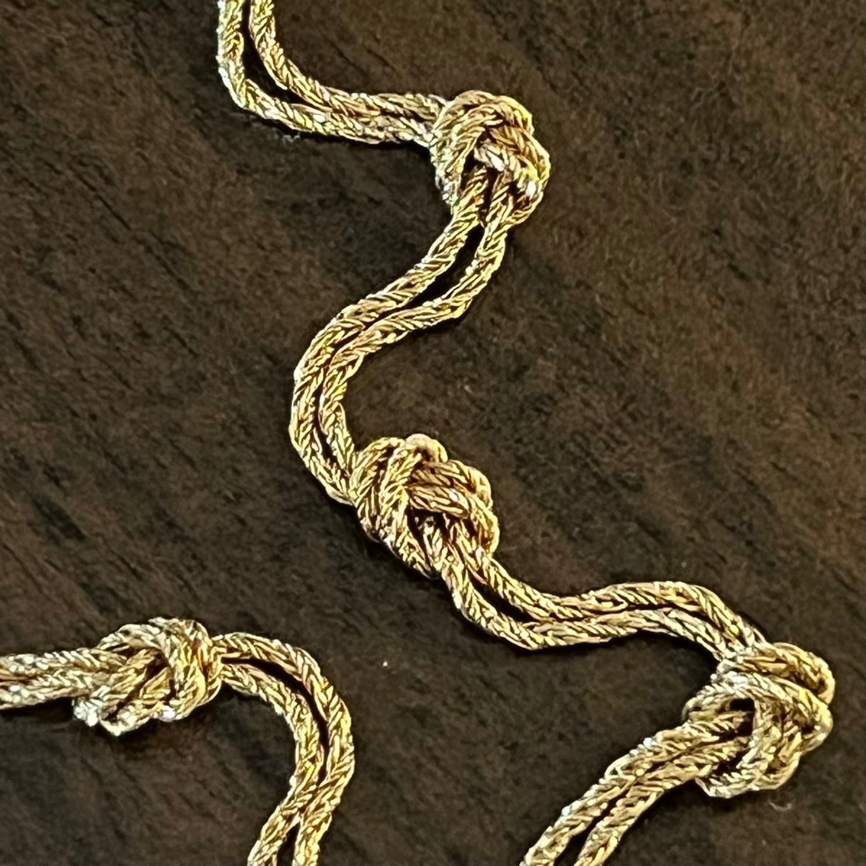 ティファニー Tiffany key ring 14k rope knot