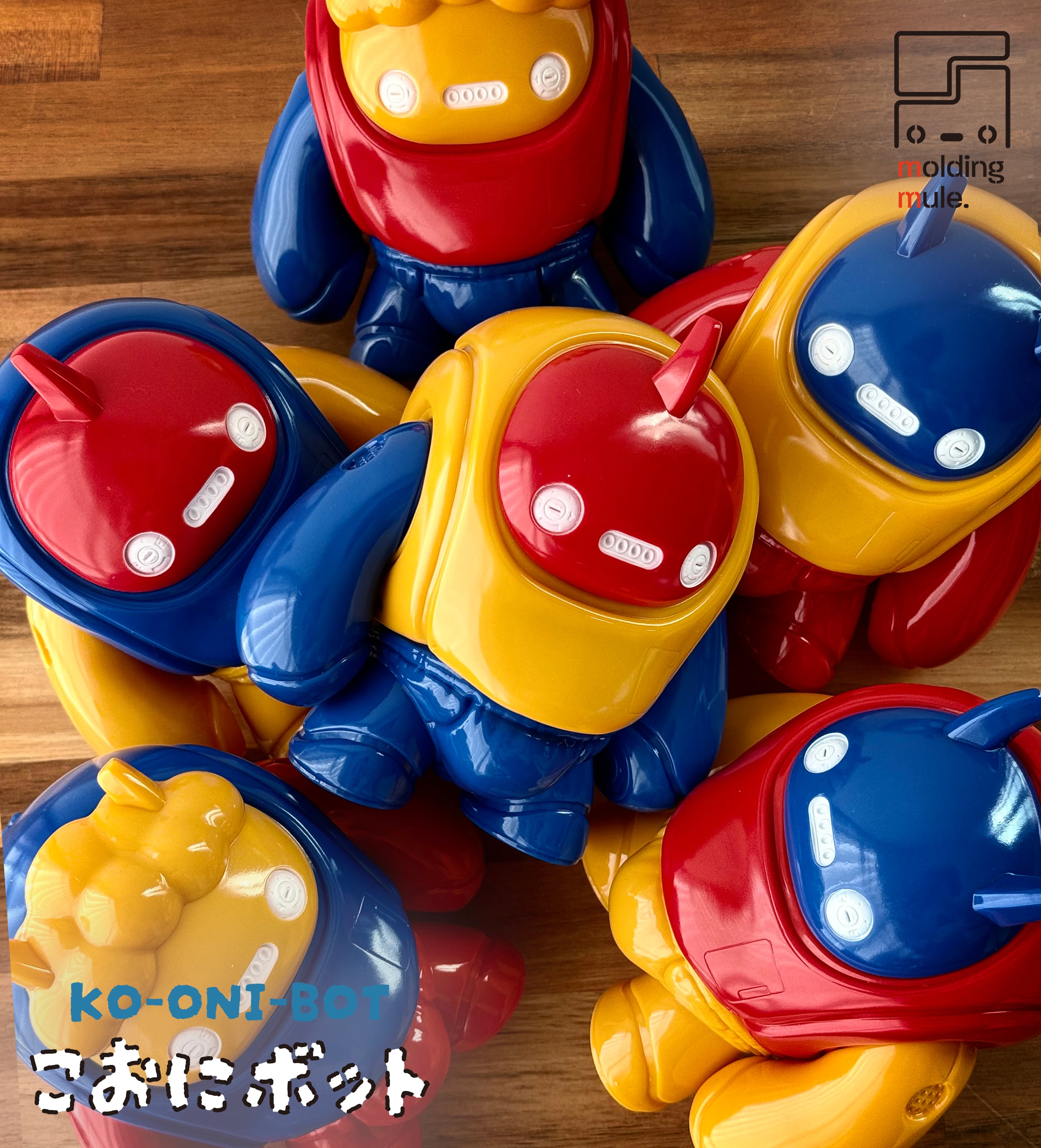 Molding mule こおにボット 試作00号 (塗装済みソフビ人形) こおに