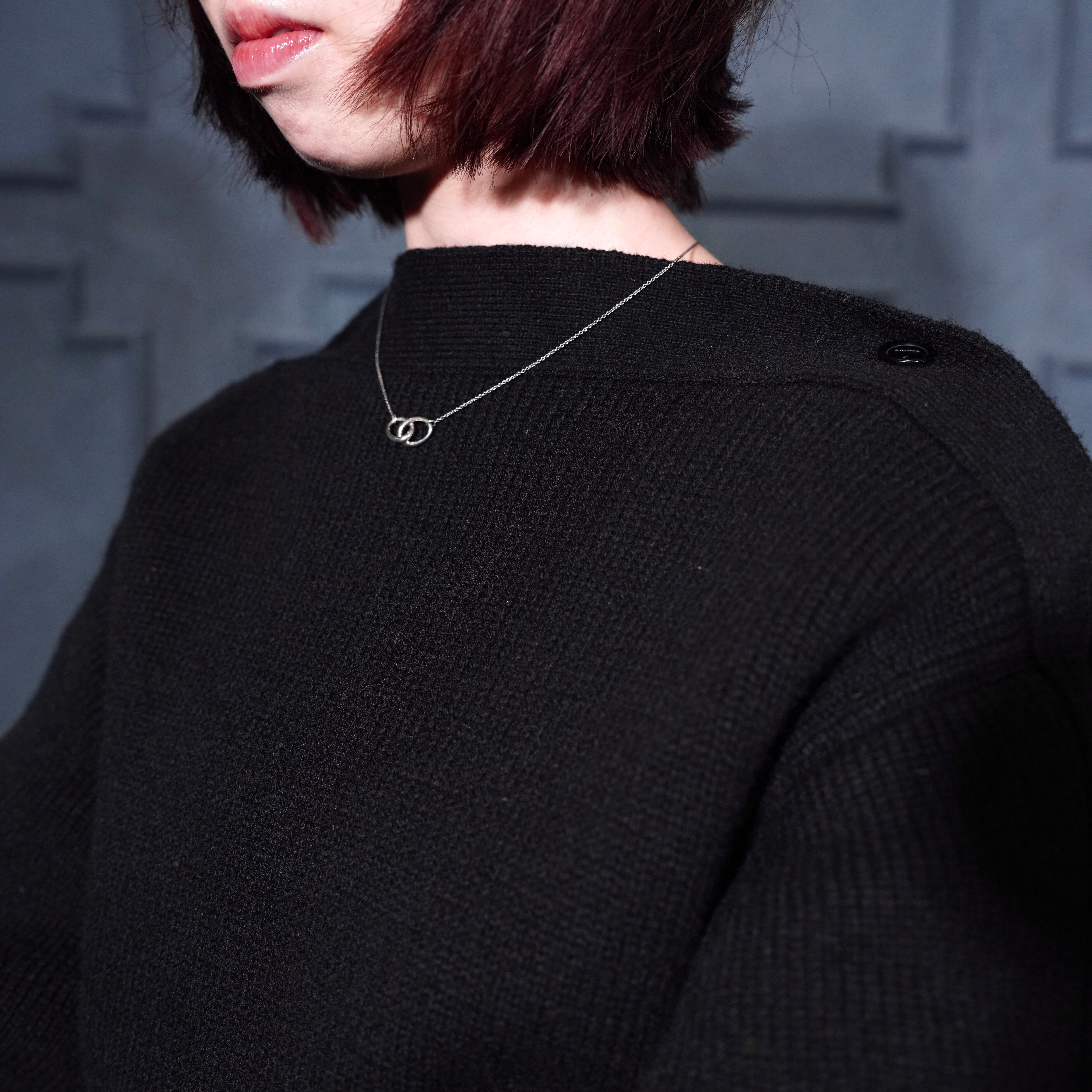 TIFFANY&CO DOUBLE LOOP SILVER NECKLACE/ティファニーダブルループ