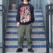 USA VINTAGE WOLFS DESIGN OVER SWEAT SHIRT/アメリカ古着オオカミデザインオーバースウェット