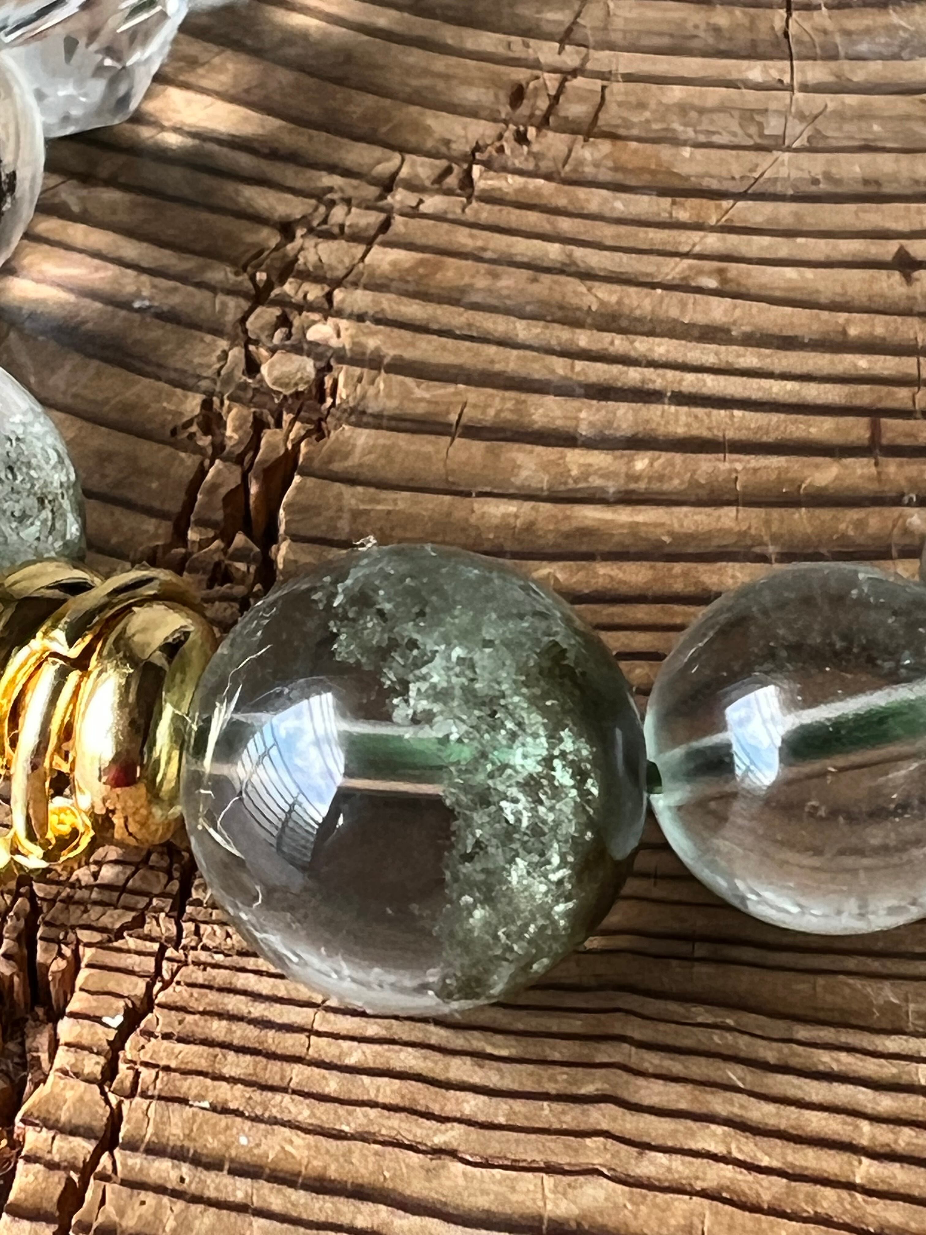 【出すツール】ガーデンクォーツブレス B 内径16㎝ サイズUP可