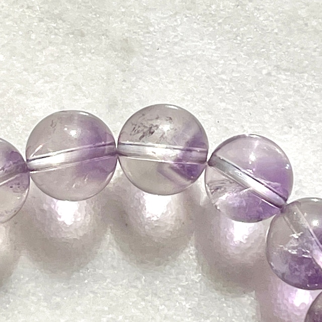 【レア】【超美石】ファントムアメジスト　１０mm　ブレスレット　4067