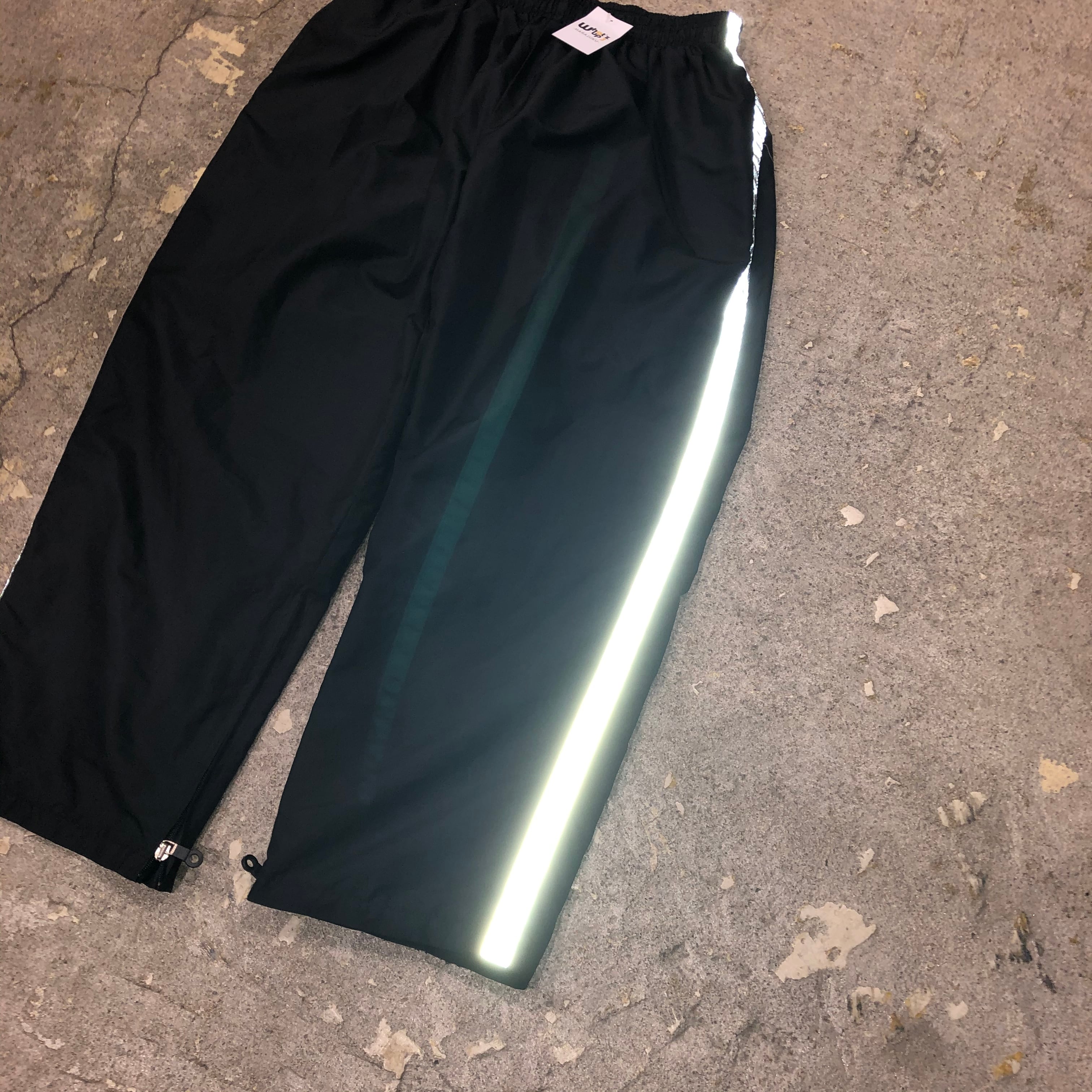 90s Stussy Sport reflector line nylon pant | What