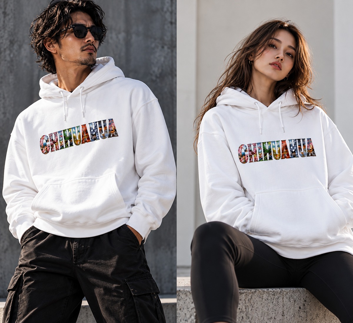 CHIHUAHUA – JAPAN FOUR SEASONS HOODIE チワワ 日本の四季