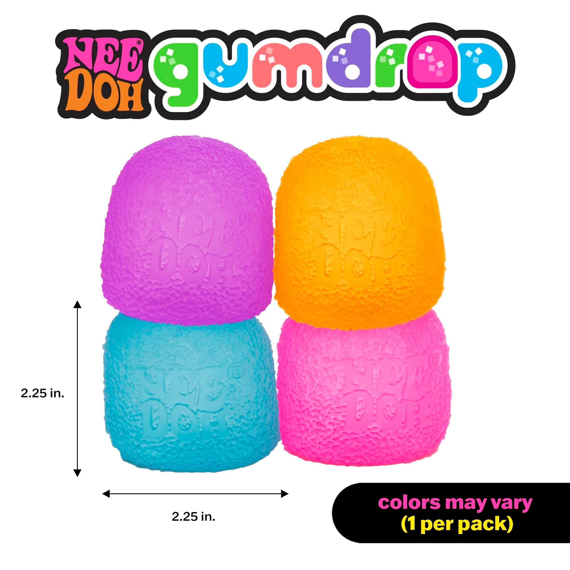 数量限定】Schylling NeeDoh - ガムドロップ - ソフト感覚フィジェット