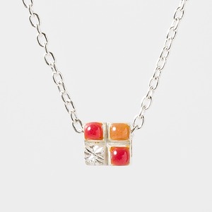 SAIKORO red & orange - necklace -
