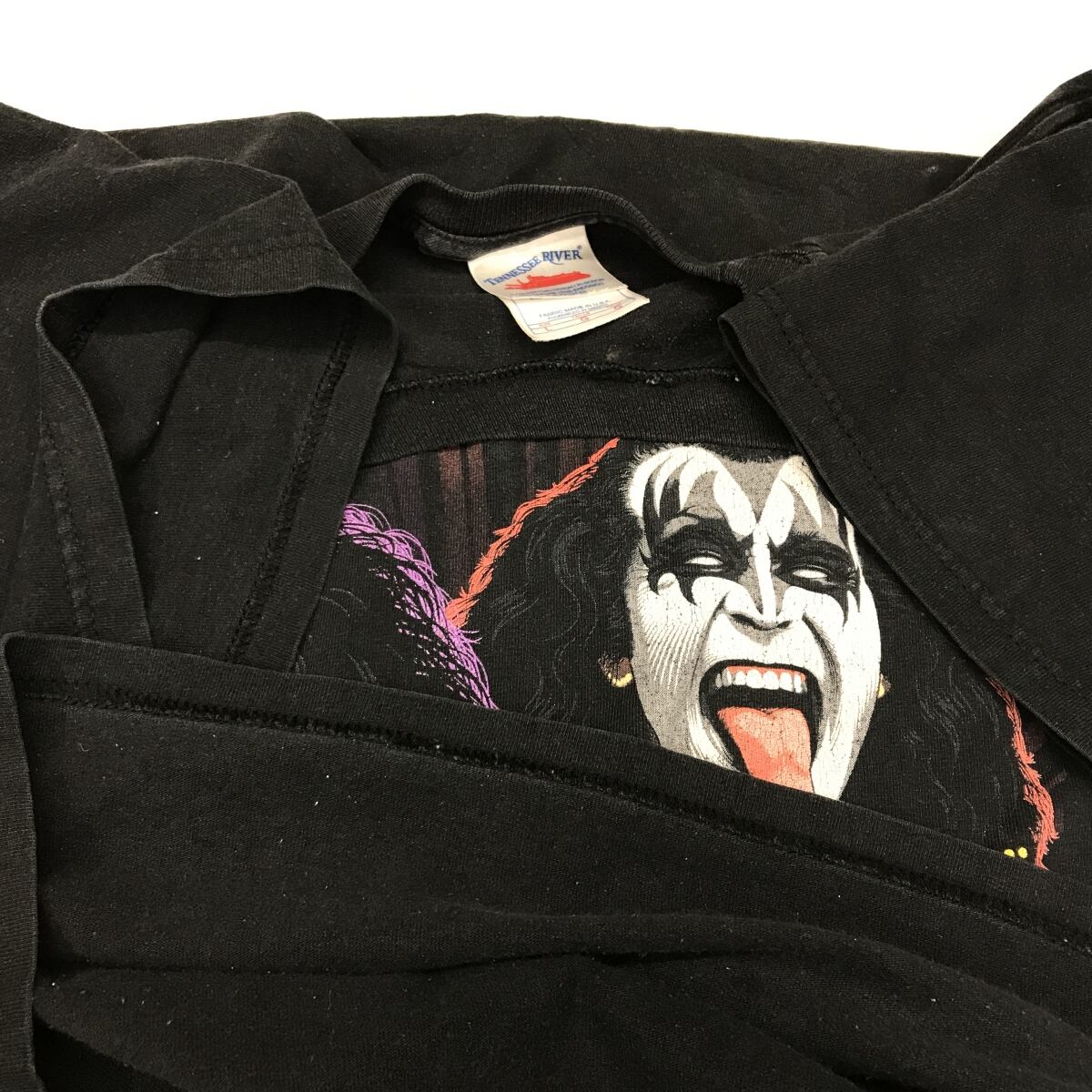ネイビーシー 00s デッドストック KISS キッス バンド パーカー