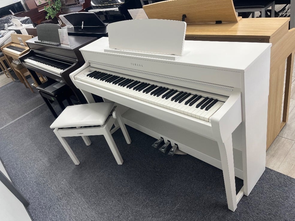 ★85559【電子ピアノ】YAMAHA SCLP7450WH 22年製