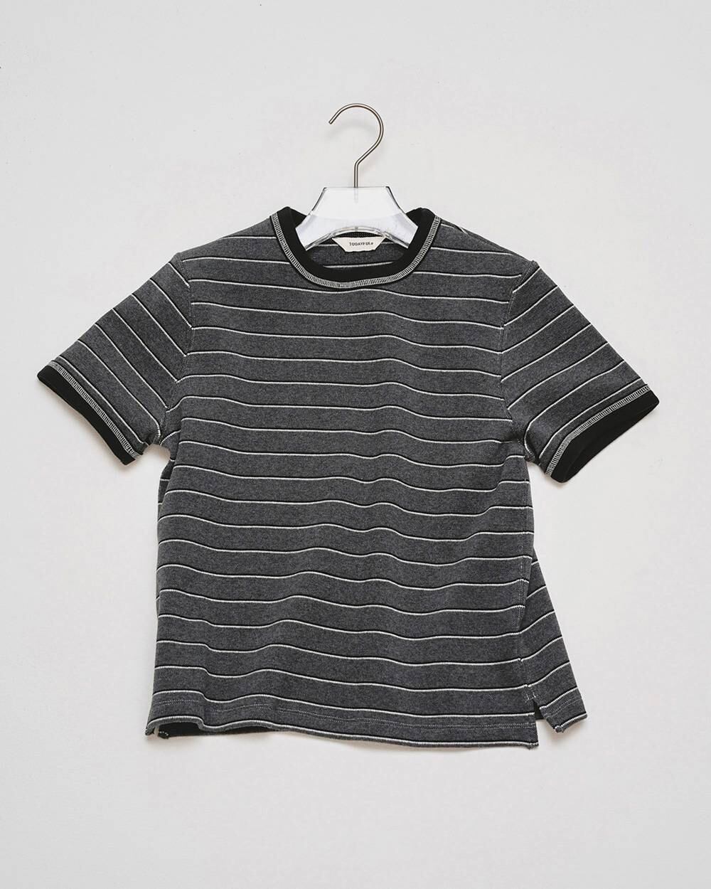 asana　TODAYFUL Border Ringer Teeグレー TODAYFUL トゥデイフル Border Ringer Tee (C/GRY) 12610619 | ANERCA
