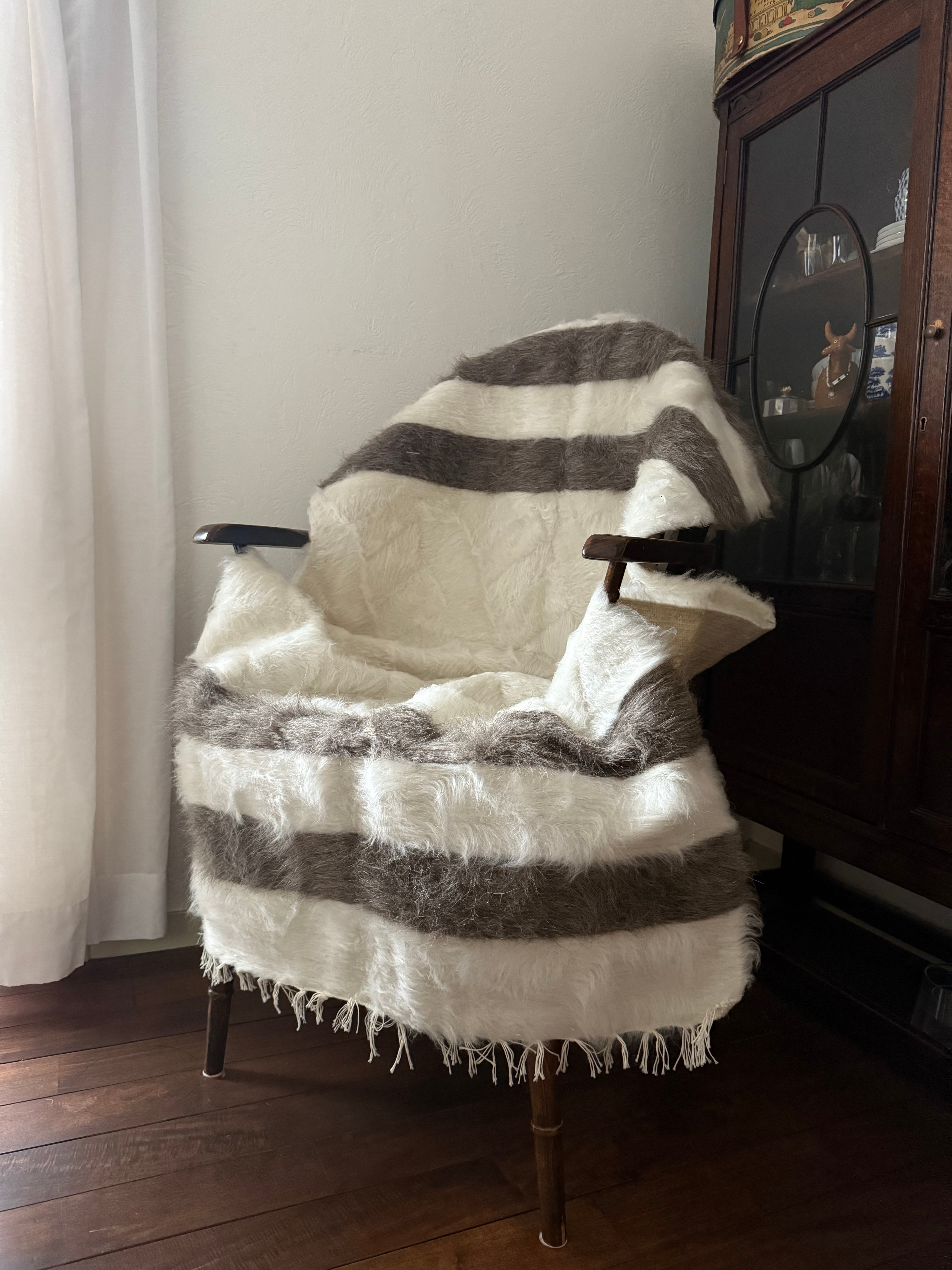 01 Vintage Cicim Kilim ecru ヴィンテージ チチム キリム エクリュ