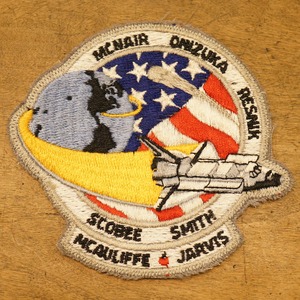 799G9 スペースシャトル チャレンジャー号 STS-51-L NASA ワッペン パッチ アップリケ デッドストック アメリカ US物 刺繍 リメイク素材 アンティーク ヴィンテージ
