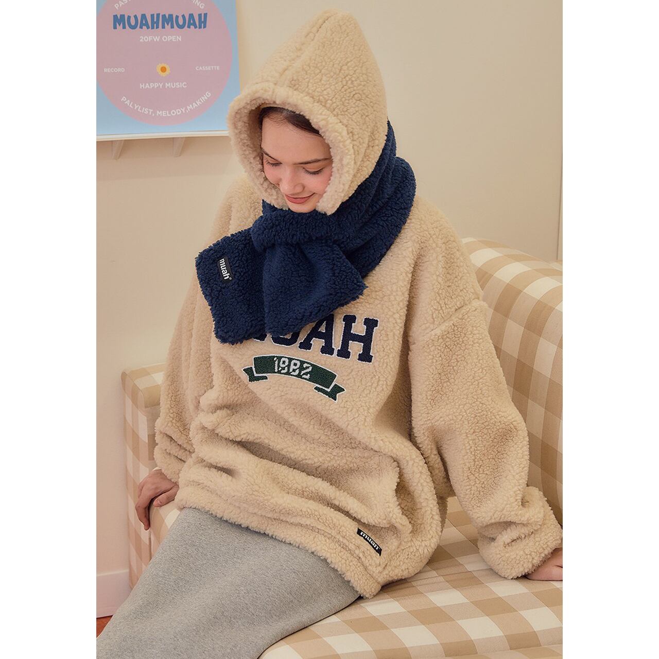 APPLEBUM】FLEECE MUFFLER フリース マフラー【新品】 miffew