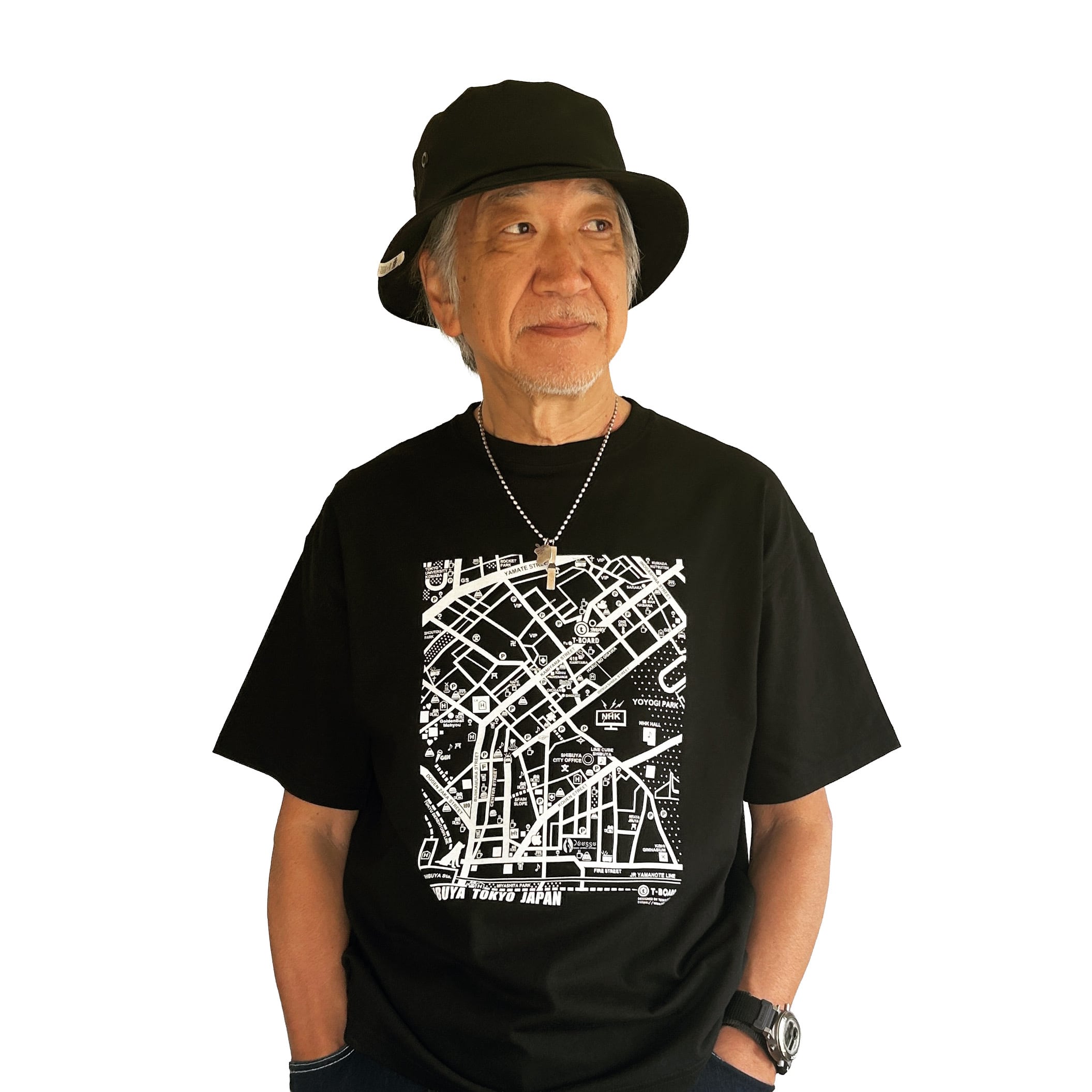 渋谷限定】SHIBUYA MAP T-SHIRTS 2026.0.7 Ver. | T-BOARD（tense）