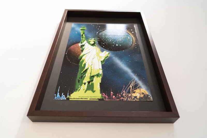 The Statue of Liberty / 宇宙、自由の女神をテーマにしたスプレー