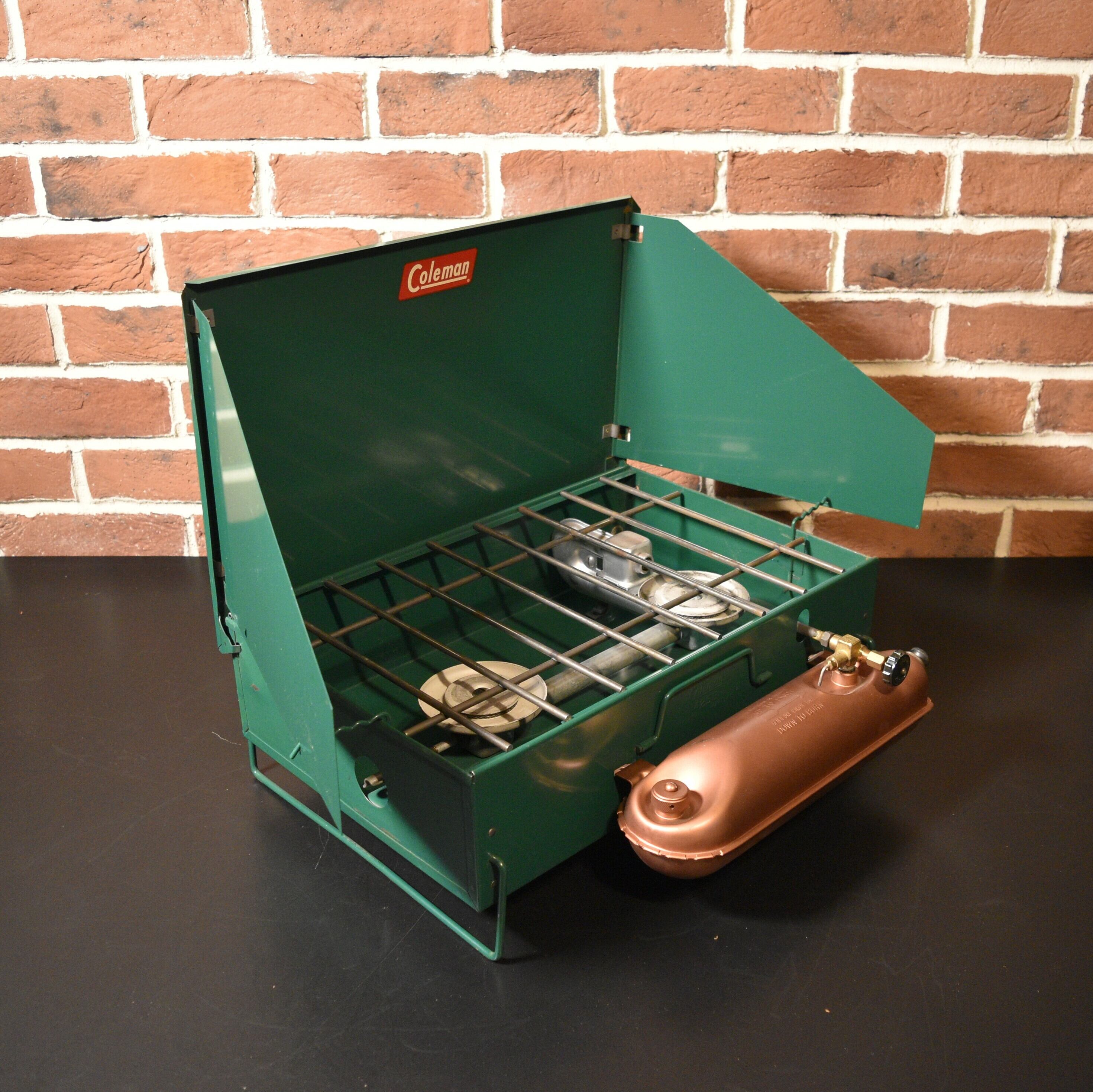 人気 コッパータンク Coleman ビンテージ ツーバーナー 425B