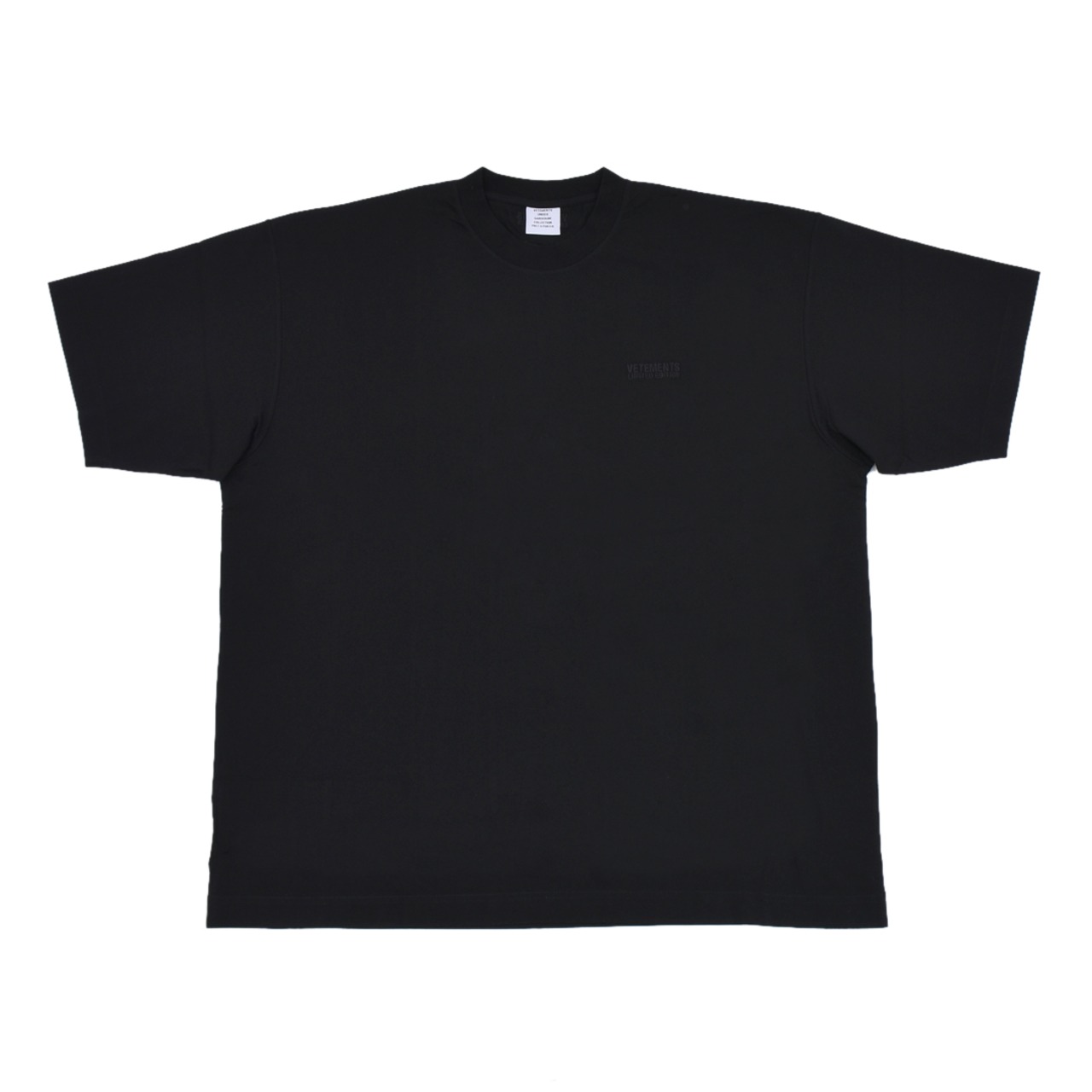 【VETEMENTS】EMBROIDERED TONAL LOGO T-SHIRT - 2