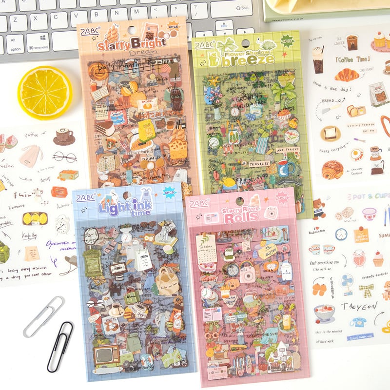 ⚫︎再入荷 seal-0271|Life Sticker Sheet |手帳デコ コラージュ 素材