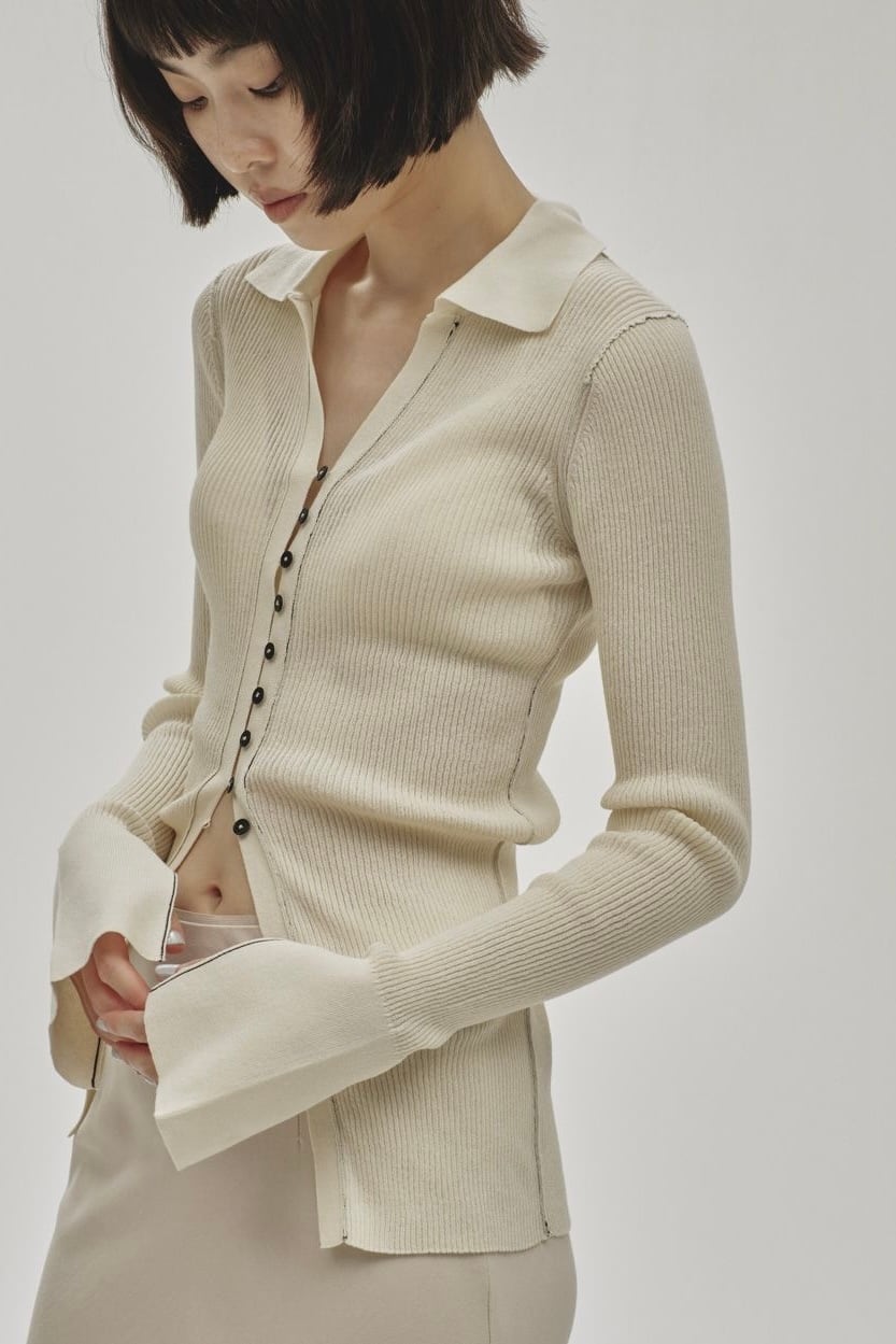 TODAYFUL Sheer Skipper Knit シアースキッパーニット Ecru | planet3rd