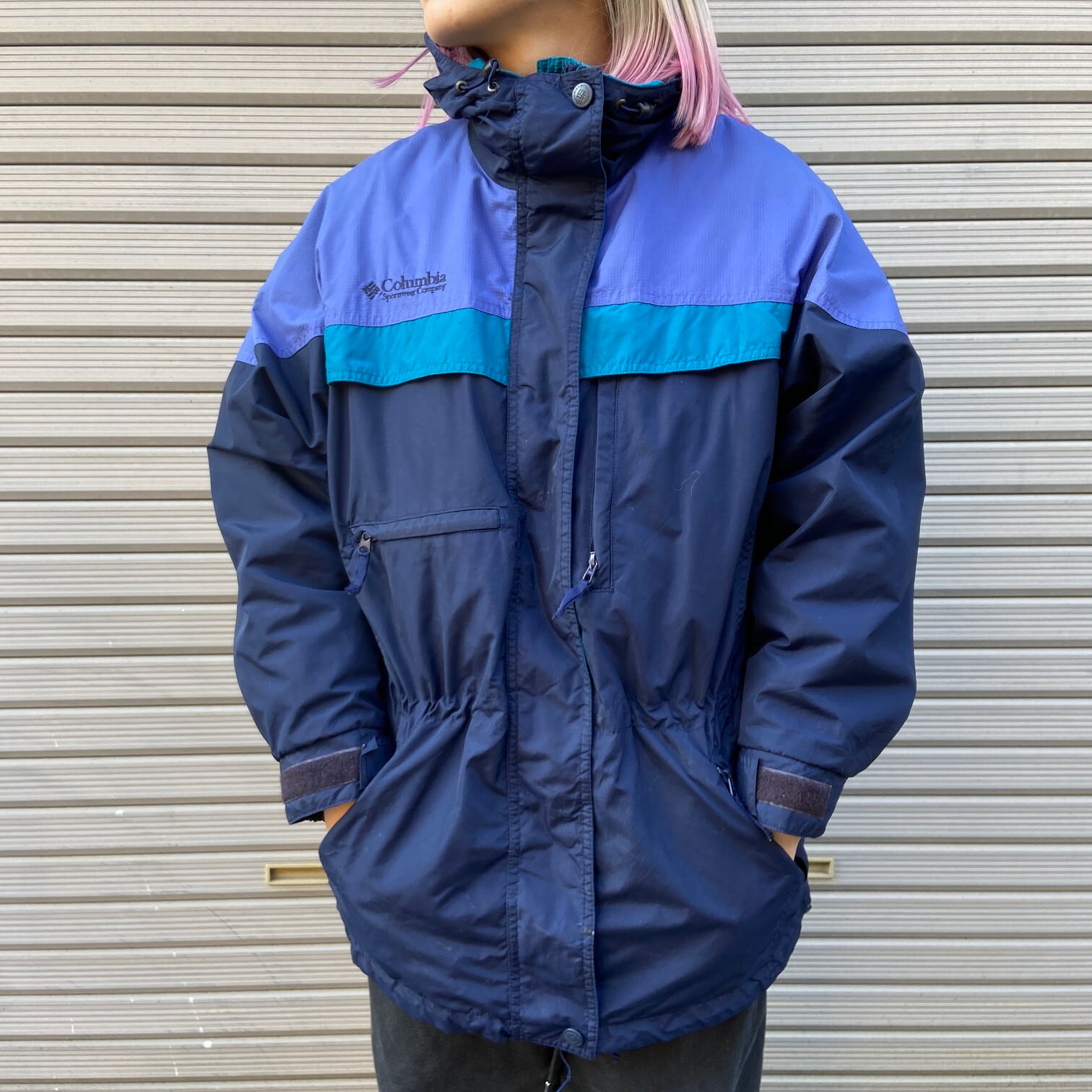 90s Columbia コロンビア　マウンテンジャケット フリースセット