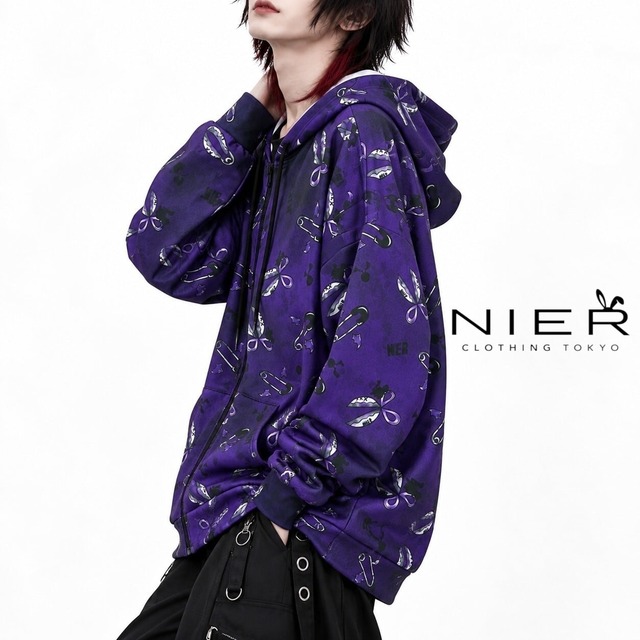 《10/29日目玉大特価新作60%OFF》PURPLE CHAOS SUPER LONG SLEEVE ZIP OUTER