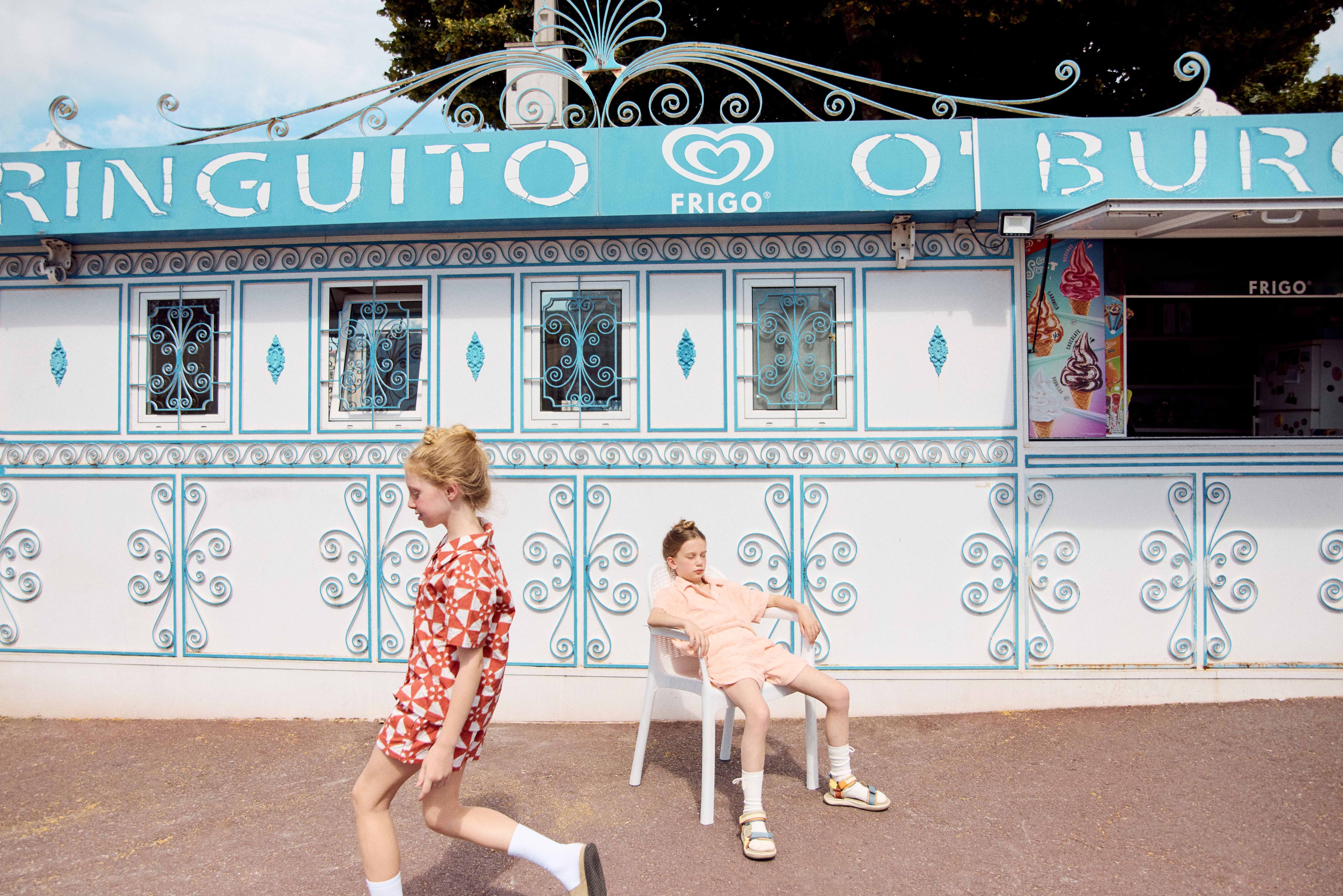 おとな）〈 Fish&Kids 25SS 〉 PATCHWORK SHIRT 