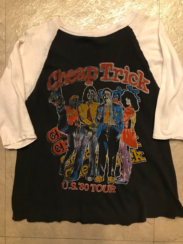 オリジナル‼︎80s vintage Cheep Trick パキ綿 パキスタンコットン 