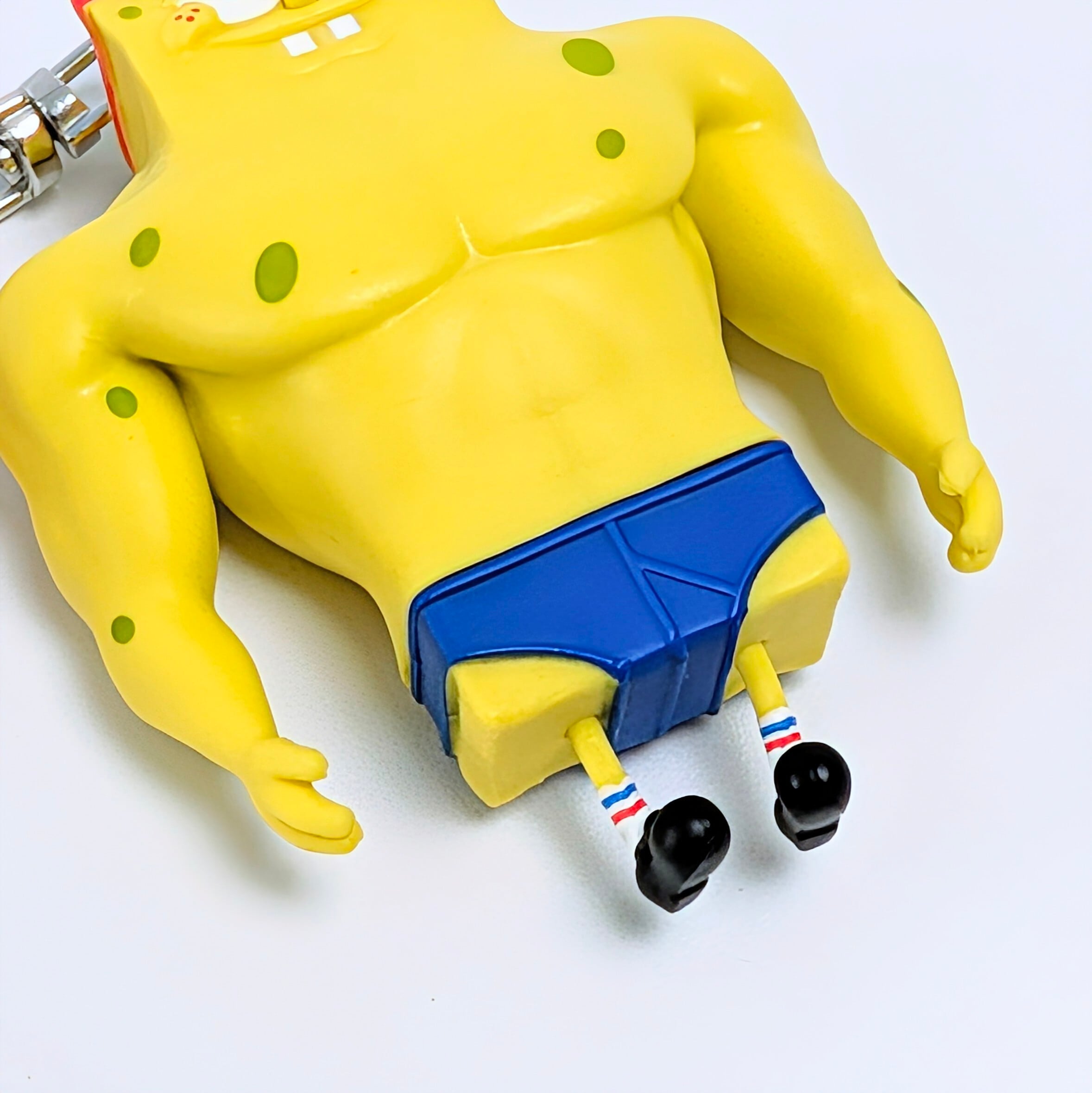 ⚡️KOREA Exclusive⚡️【 SpongeBob SquarePants ( スポンジボブスクエアパンツ ) 】※開封済販売 『 スポンジボブ 』 / 韓国限定‼️筋肉パンパン マッスルランダムキーリング / マスコット〚アメリカン雑貨 アメトイ〛