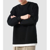 リラックスフィット クルーネック長袖 Tシャツ af0081