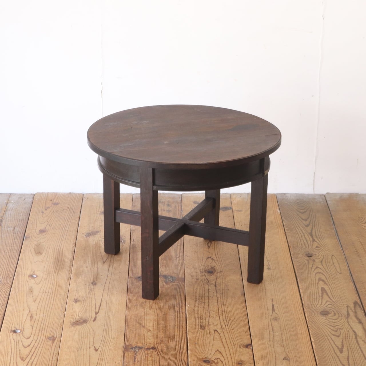 沼津店】ヴィンテージ クラシカル オーバル センターテーブル サイド