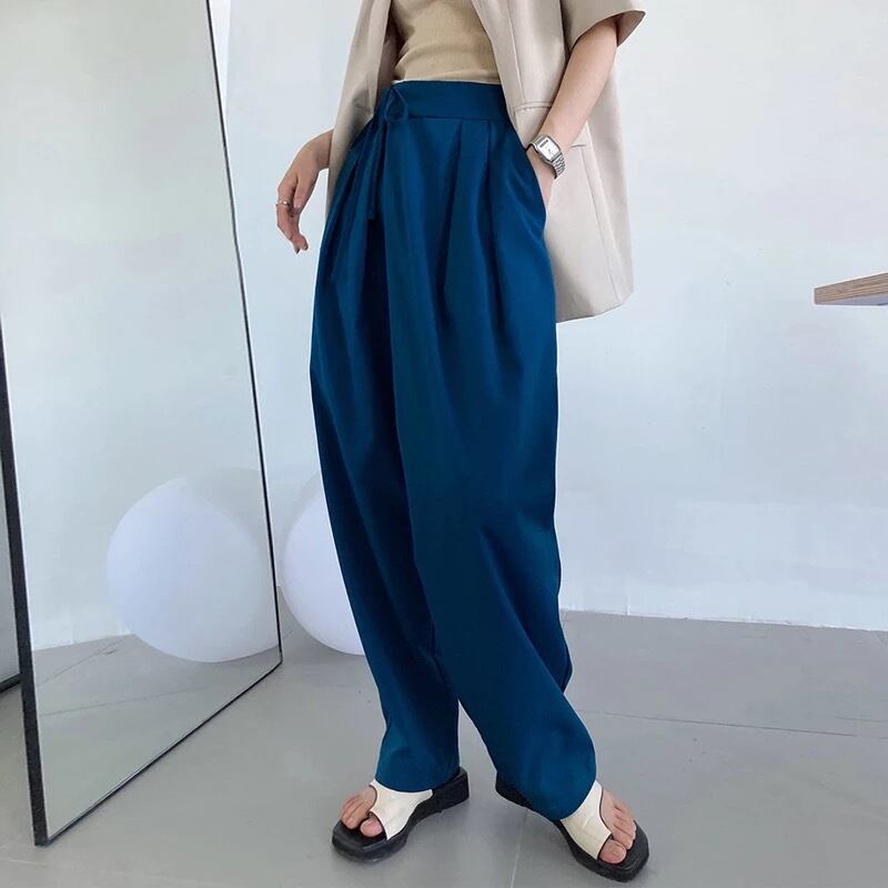 【2color】ワイドレッグパンツ