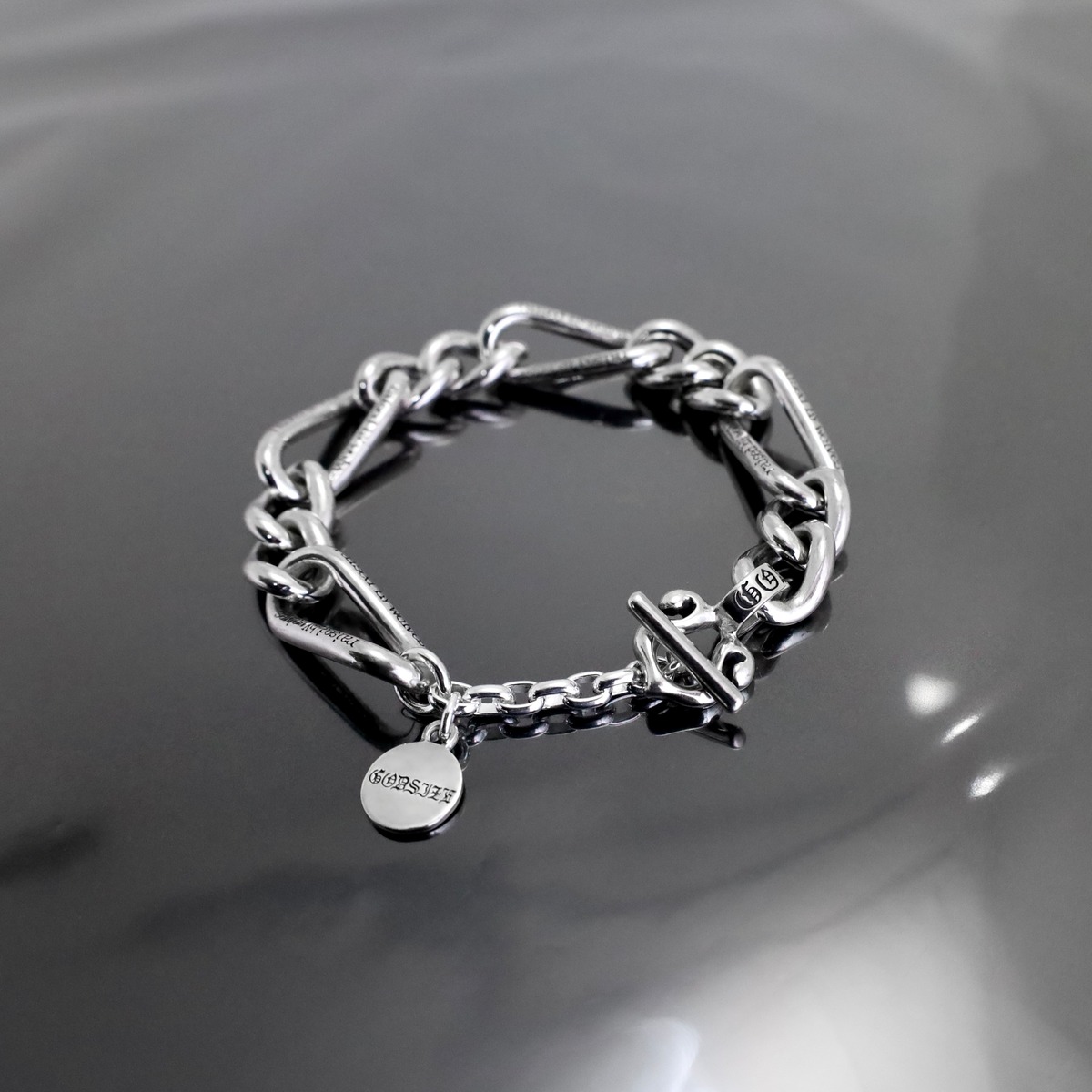 GODSIZE® FIGARO CHAIN BRACELET / ゴッドサイズ® フィガロチェーン 