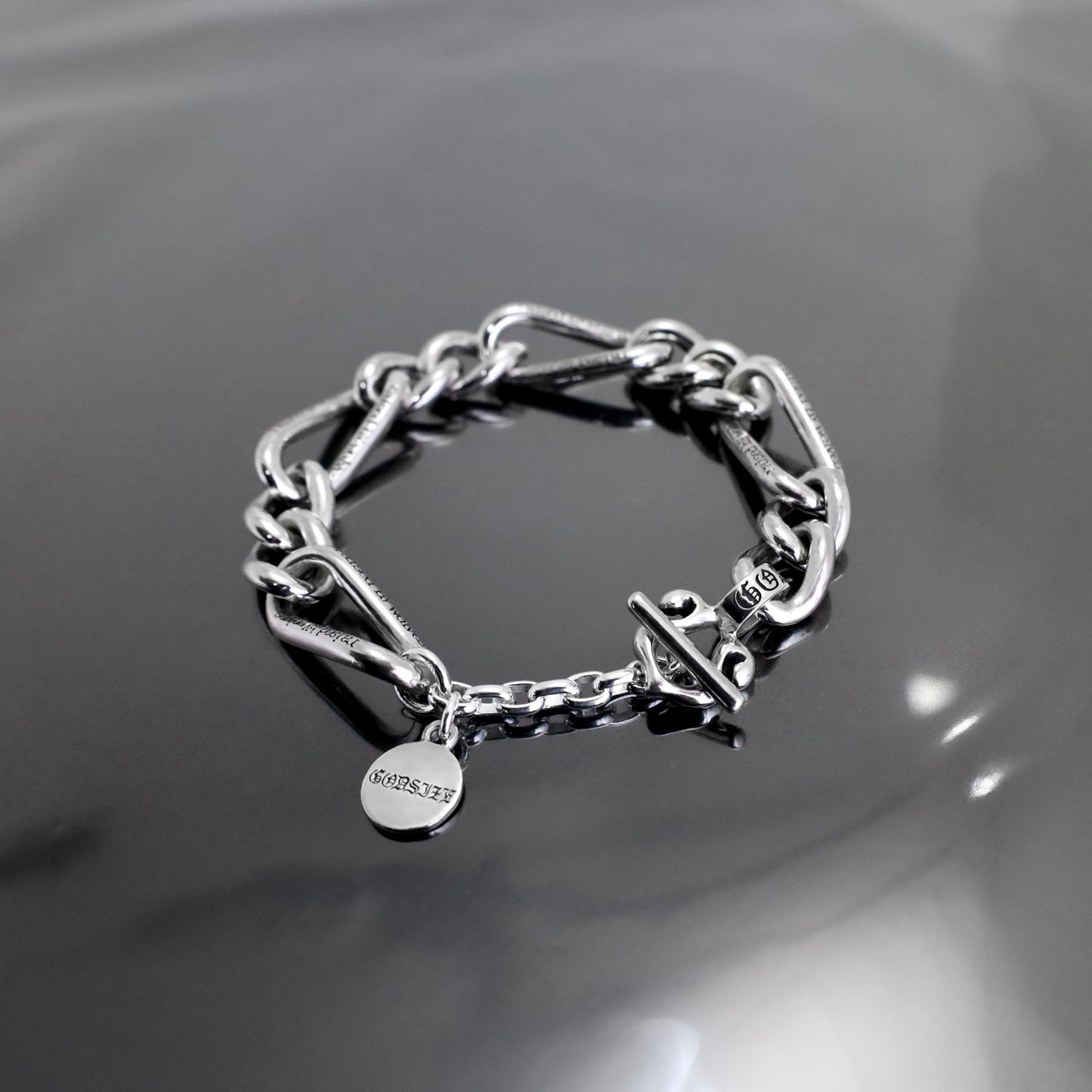 GODSIZE® FIGARO CHAIN BRACELET / ゴッドサイズ® フィガロチェーンブレスレット