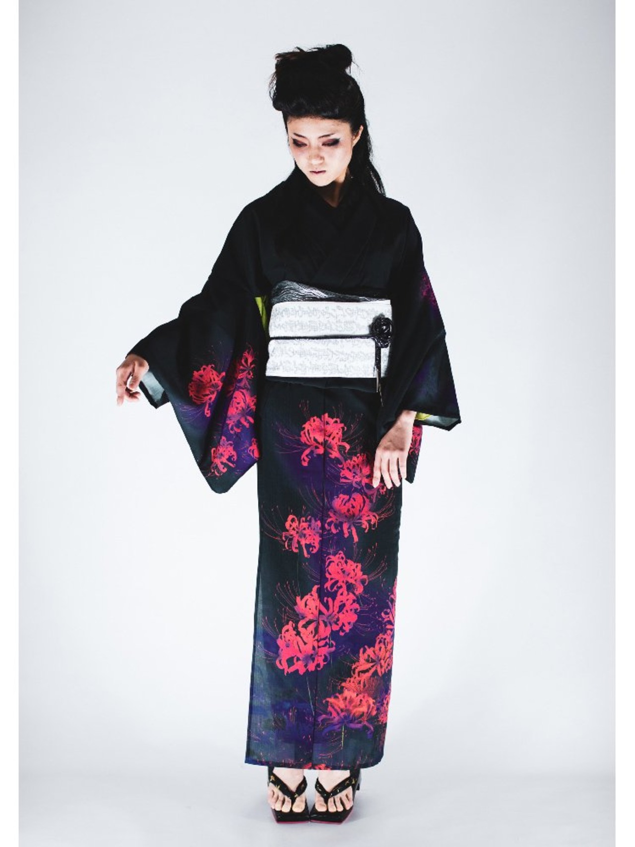 【受注商品】RumiRockセオαゆかた「曼珠沙華」　[A770]