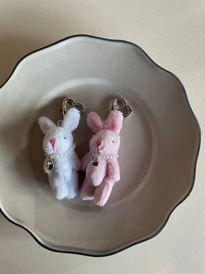 rabbit keyring