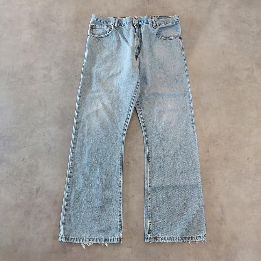 リーバイス517 Levis W34 フレアブーツ 青 古着 ボトム 22167 リーバイス517 Levis W34 フレアブーツ 青 古着 ボトム 22167 | fuufu