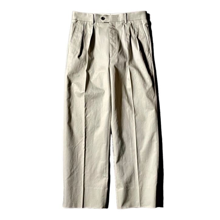 INTERIM(インテリム)VINTAGE WASHER CHINO 2-TUCK STRAIGHT INTERIM(インテリム)VINTAGE WASHER CHINO 2-TUCK STRAIGHT