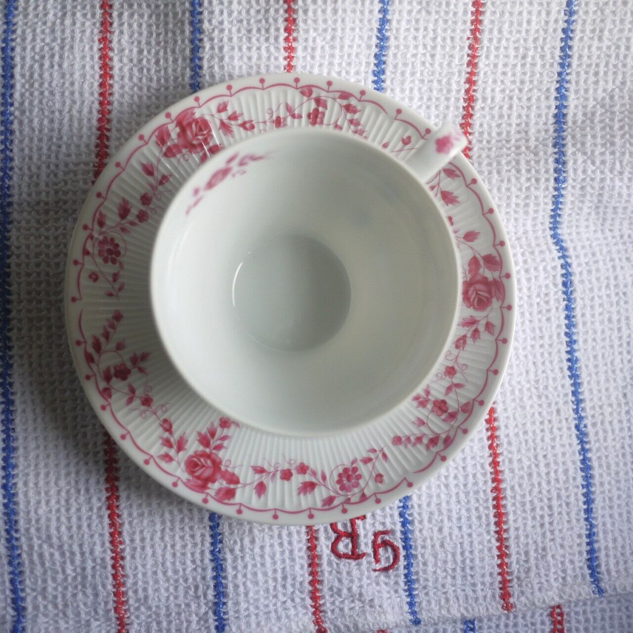 トリコロールカラー キッチンタオル イニシャル ドイツ