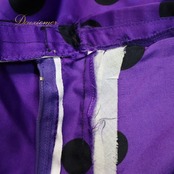 フラメンコ 衣装 ファルダ スカート シージョ ボランテ フリル 紫 黒 水玉 ドット パープル系 ブラック系 ダンス パーティ 発表会 スカート エレガント フォーマル 大人 レディース さわやか 華やか コスチューム ダンス衣装 フルスカート 光沢感