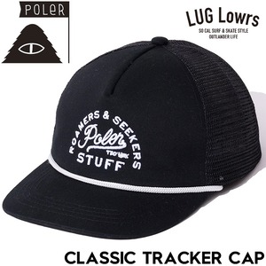POLeR ポーラー キャップ メンズ レディース 帽子 トラッカーキャップ メッシュキャップ ロゴキャップ アメカジ CLASSIC TRACKER CAP 261MCV0084 26SP 日本代理店正規品