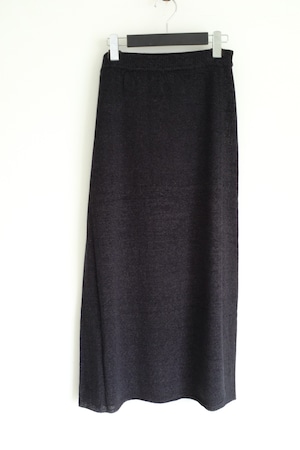 [WALANCE]PAPER KNIT SKIRT(black)