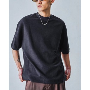 Washed mock neck tee 1486