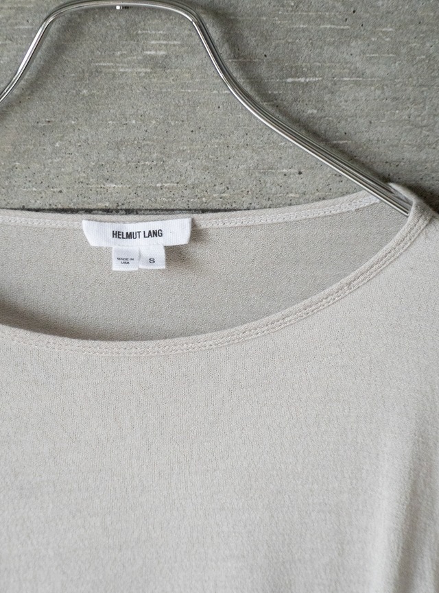 "HELMUT LANG" used Rayon silk cut and sew